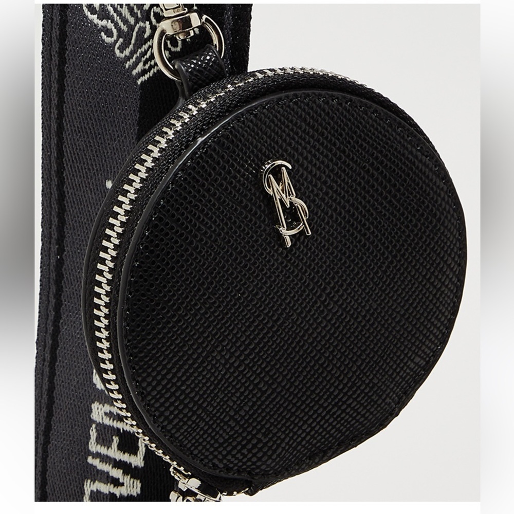 Steve Madden Jet Black Matt Trendy Stylish Coin Purse